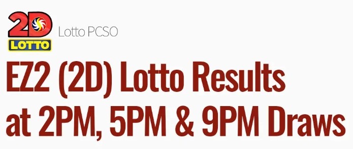 2D Lotto Result