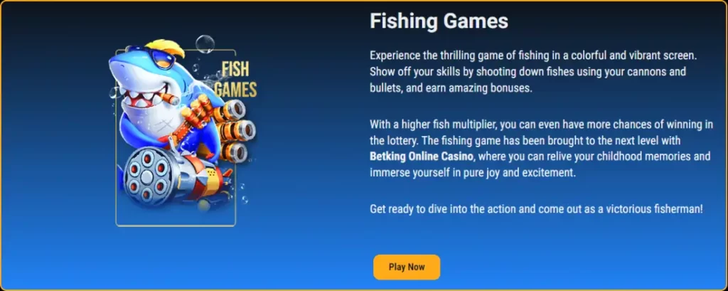 betking fishing game