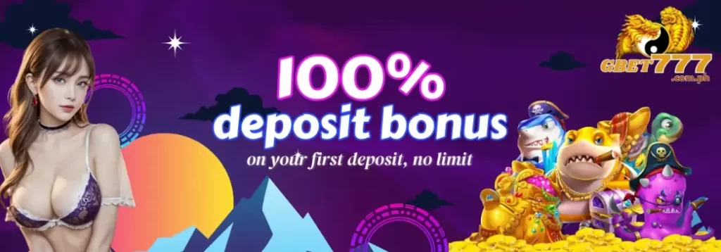 100% DEPOSIT BONUS
