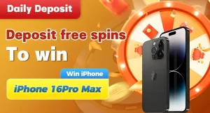 Deposit on PHLARO Free Spins To Win Iphone 16Pro Max!