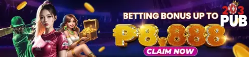 203PUB BETTING BONUS UP TO 8,888