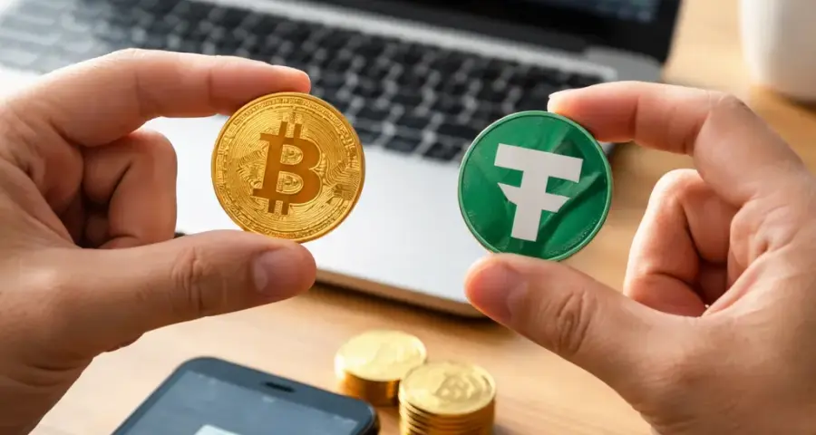 Comparing Bitcoin and USDT at PhilBoss